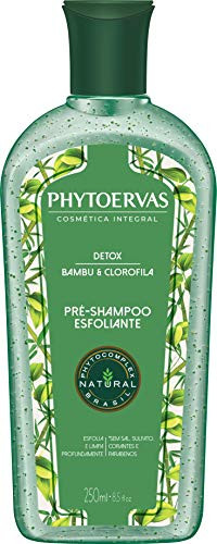 1. Phytoervas Pré-Shampoo Esfoliante Detox Bambu e Clorofila