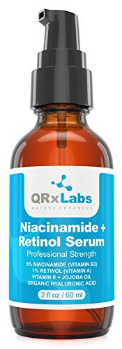 5. QRxLabs Niacinamide + Retinol Serum