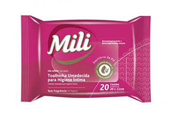 4. Mili Toalhinha Umedecida para Higiene Íntima